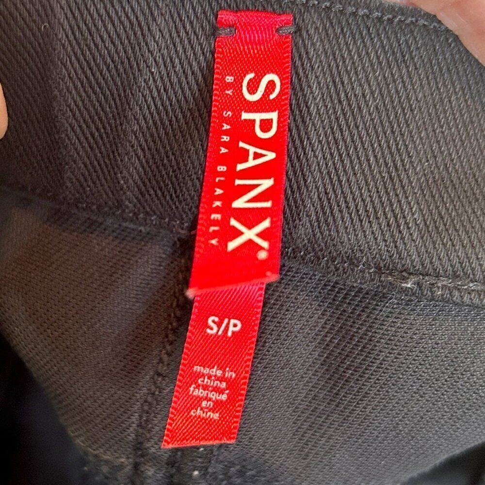 SPANX Jean-ish Ankle Leggings in Size Small Black Hidden Tummy Shaping Slimming - Picture 7 of 9